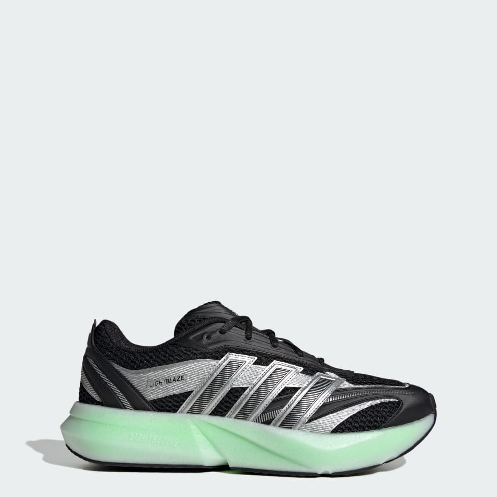 

Кроссовки Adidas Lightblaze Glow Shoes, цвет Core Black/Silver Metallic/Lime Burst