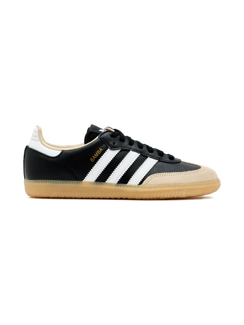 Кроссовки Samba og gs с тремя полосками Adidas Kids, черный