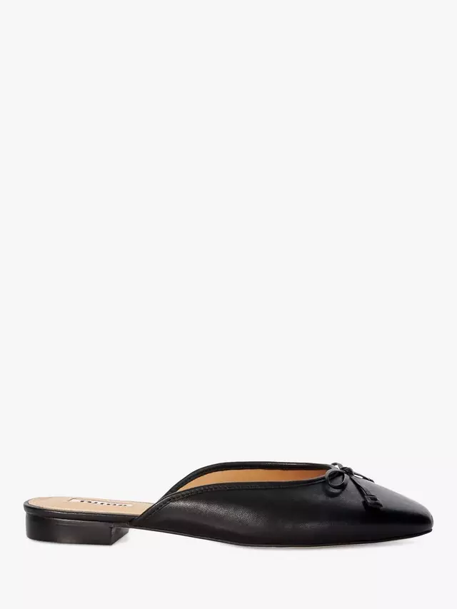 

Мюли Dune Haylas Leather Ballerina, черный