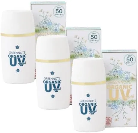Молочко солнцезащитное SPF50 PA+++ Organic Green Note, набор 3 шт, 30 мл