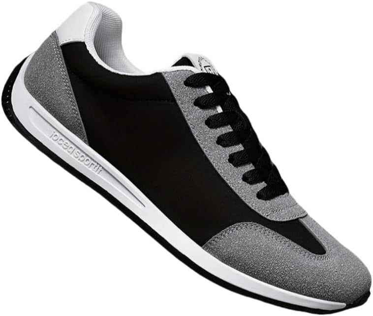 

Мужские повседневные спортивные кроссовки, дышащие с мягкой подошвой, прочной шнуровкой, удобные для всех сезонов, подходят для улицы и повседневного ношения Hoalox, черный