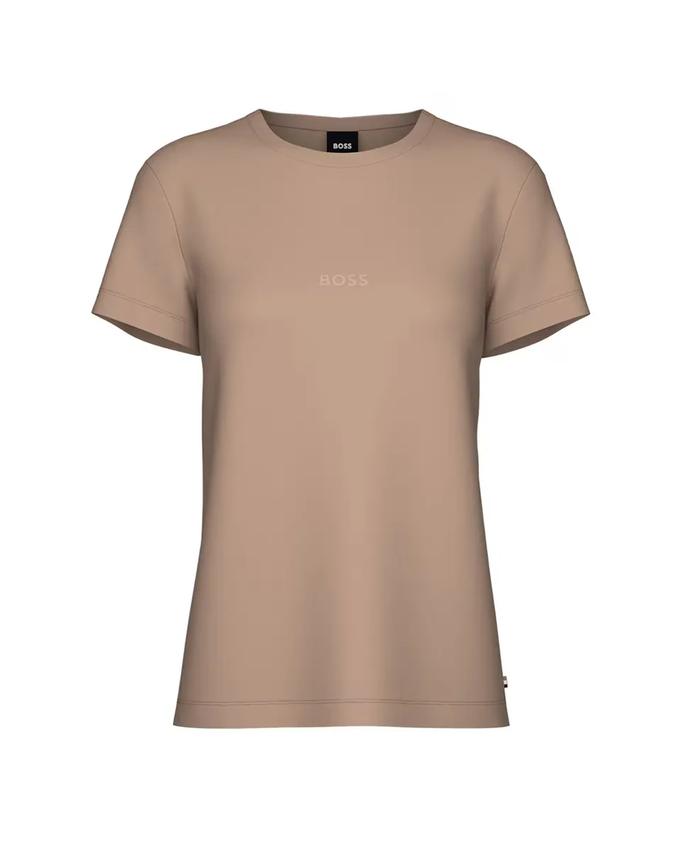 

Женская футболка с коротким рукавом Hugo Boss, бежевый