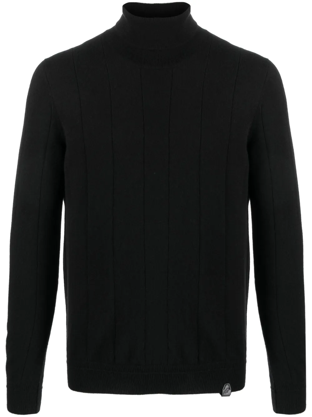 

Кашемировый джемпер с высоким воротником Brioni, черный