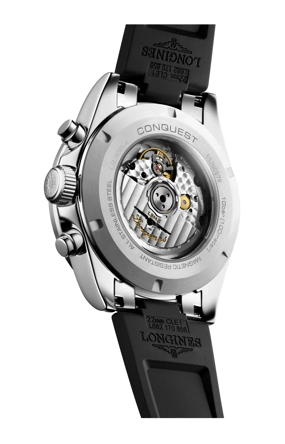 CHRONOGRAPH CONQUEST 42 ММ - L3.835.4.32.9 LONGINES, серебряный — фото 2