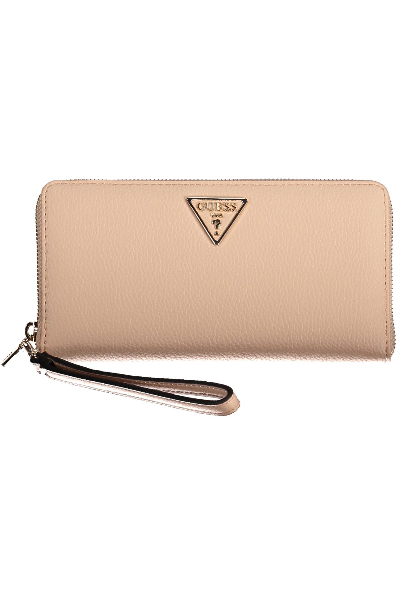 

Розовый женский кошелек из полиуретана Guess Shoes