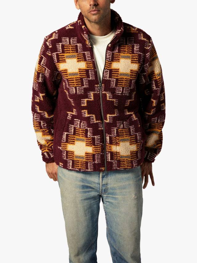 

Арктическая флисовая куртка с воротником-стойкой Brixton, Light Cabernet