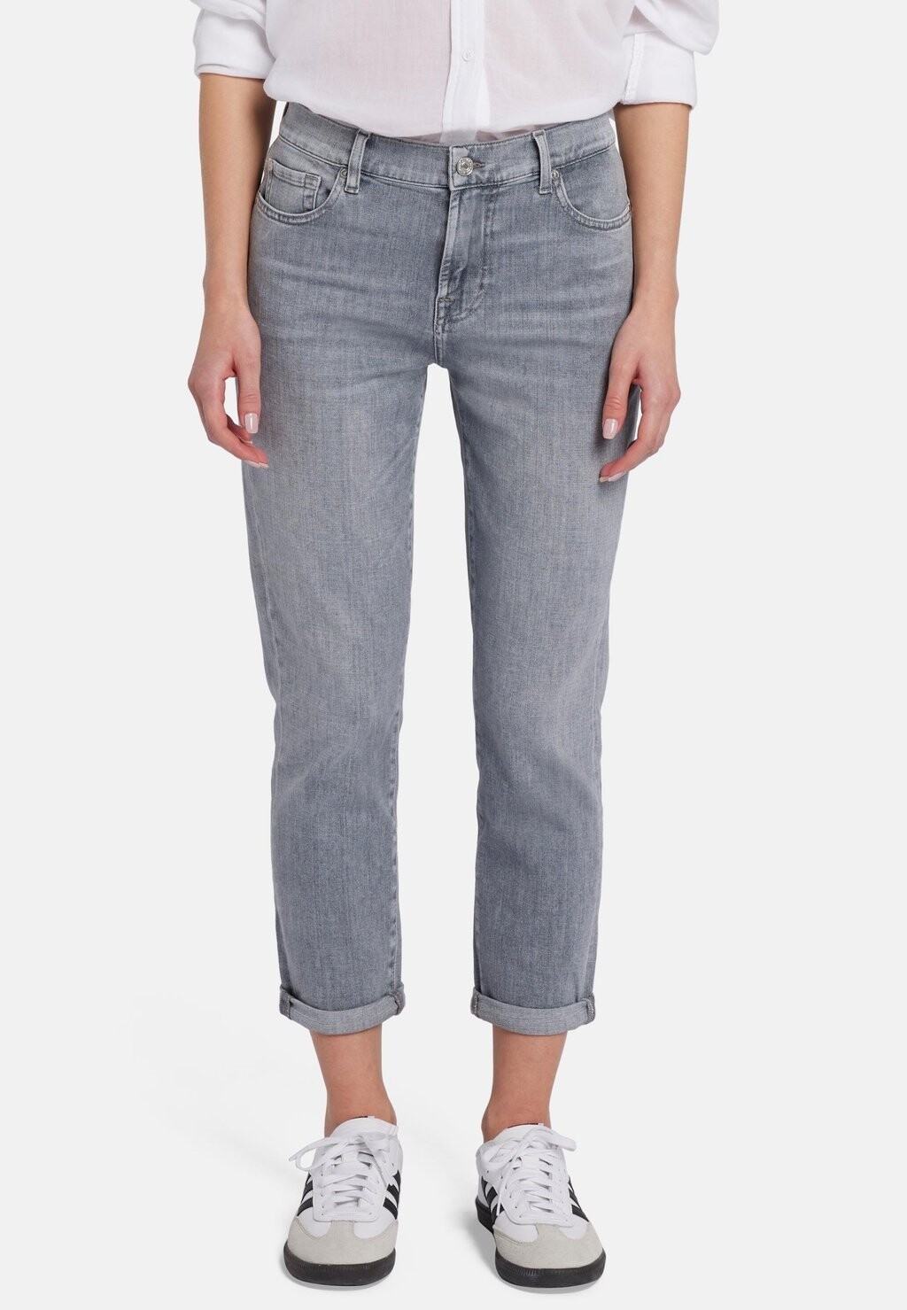 

Джинсы прямого кроя JOSEFINA 7 for all mankind, серый