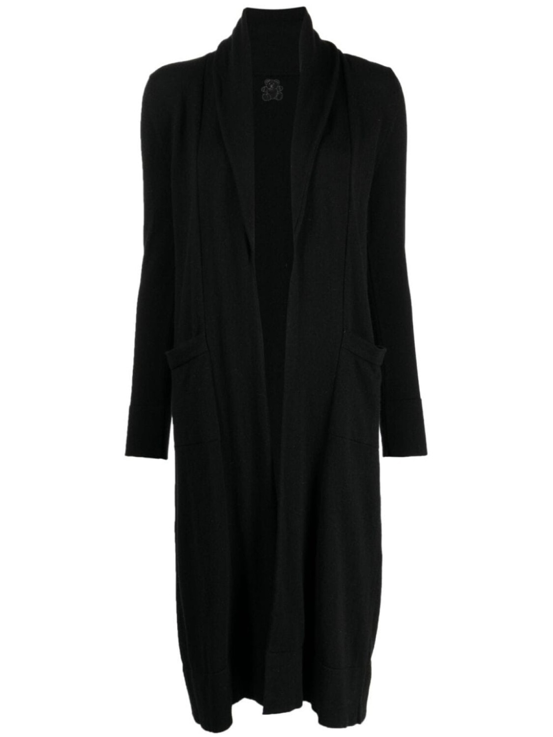 

Кашемировый кардиган Venzia без застежки Teddy Cashmere, черный