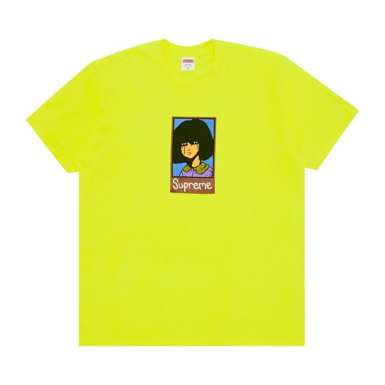 

Футболка Supreme Emo Tee, цвет Fluorescent Yellow