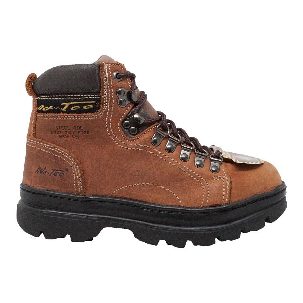 AdЖенские рабочие ботинки Hiker со стальным носком AdTec 2977, коричневый — фото 2