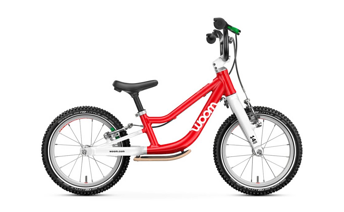 

Детский велосипед WOOM GO 1+ - 14 дюймов - 2025, цвет Rot|woom red