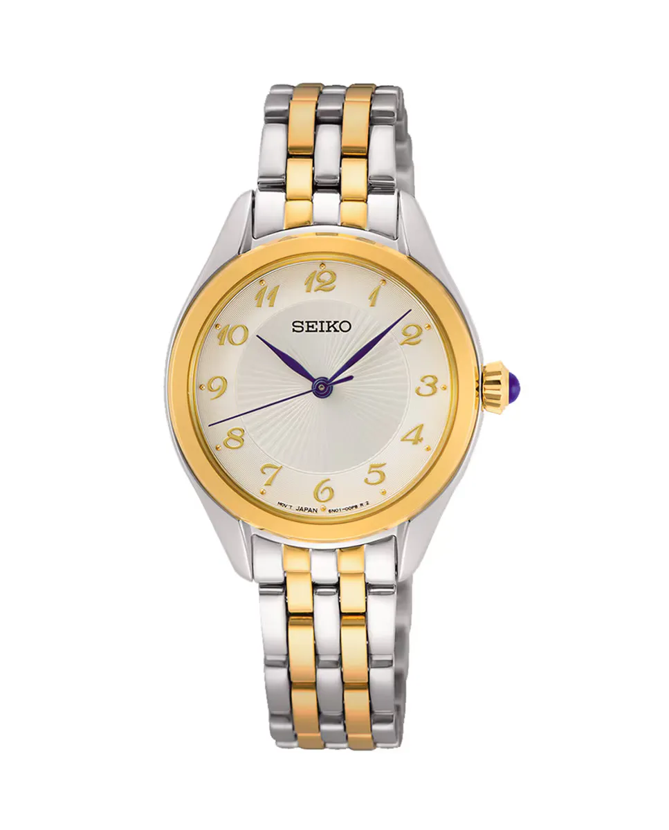 

Женские стальные женские часы SUR380P1 с серебряным ремешком Seiko, серебряный