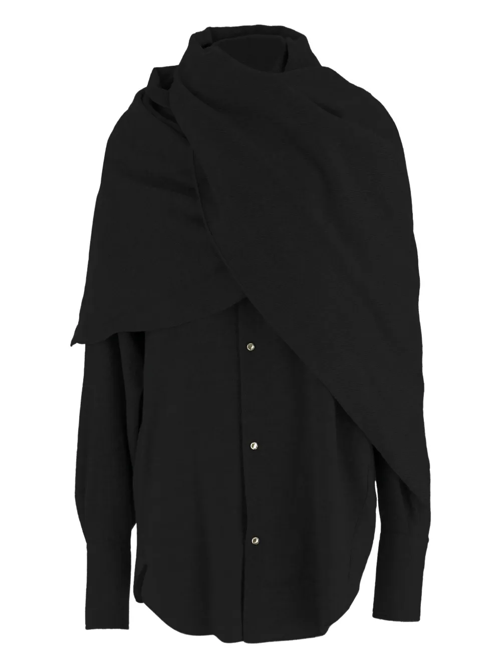 

Многослойная шерстяная рубашка Darkpark, черный