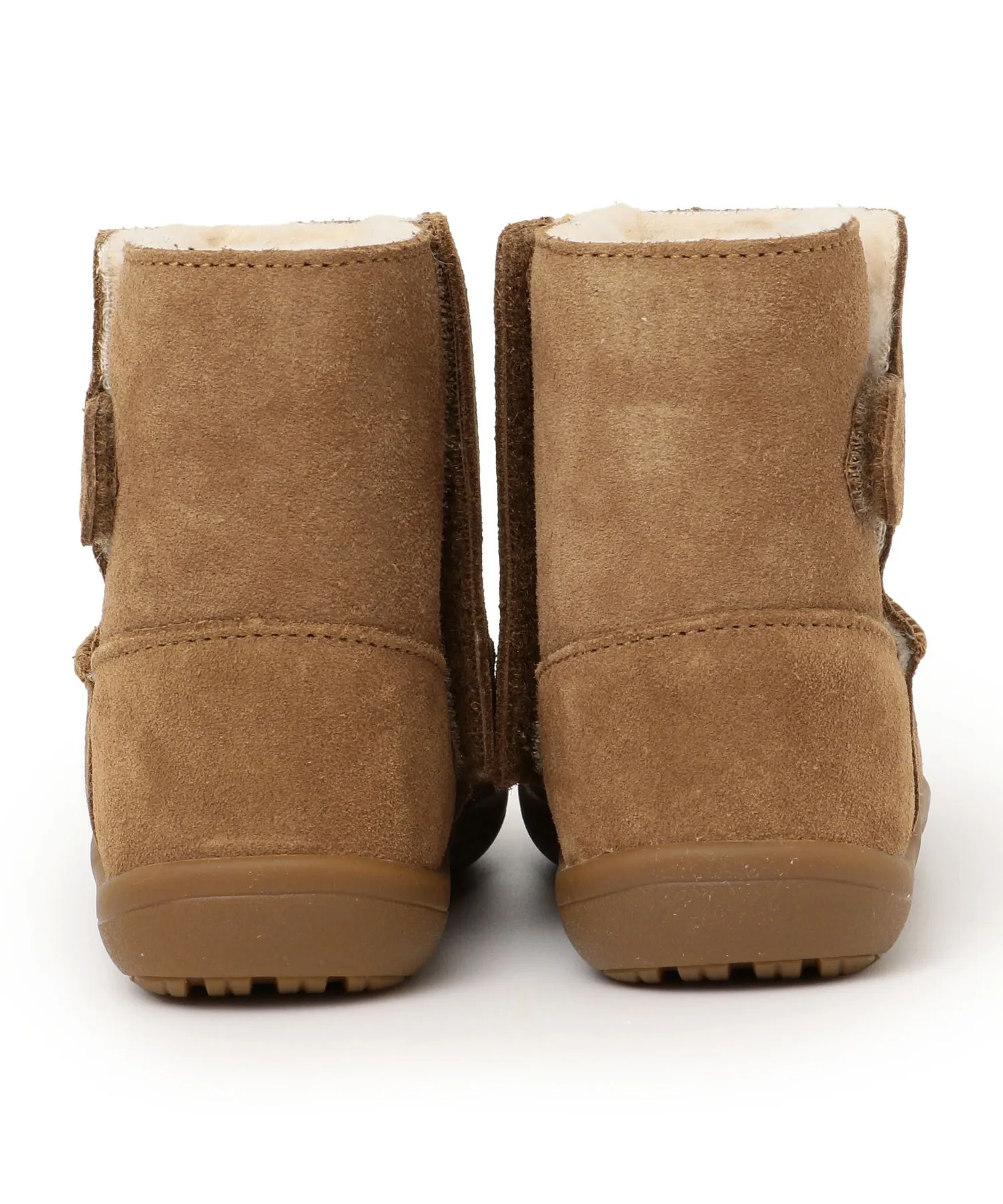 Детские сапоги из замши UGG KEELAN II с меховой подкладкой чёрные — фото 4
