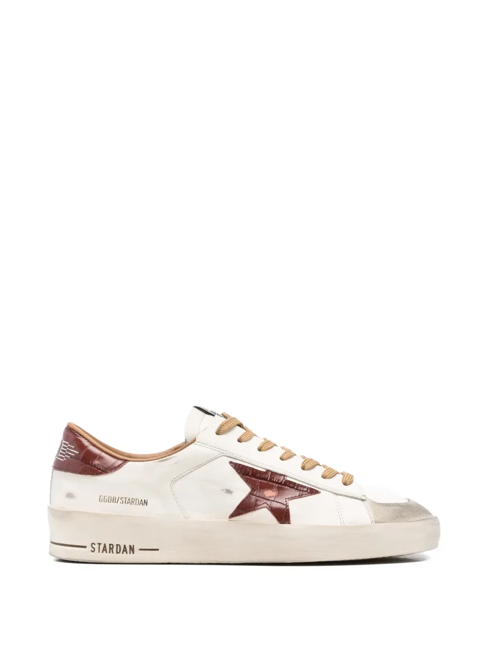 Кроссовки с аппликацией в виде звезд Golden Goose, нейтральный