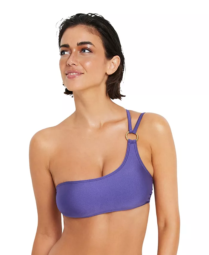 

Размеры женского купальника-бандо на одно плечо LSCN by LASCANA, синий