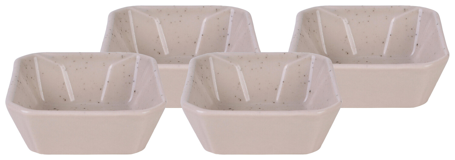 

Керамический керамогранит dip bowl set Creatable, кремовый