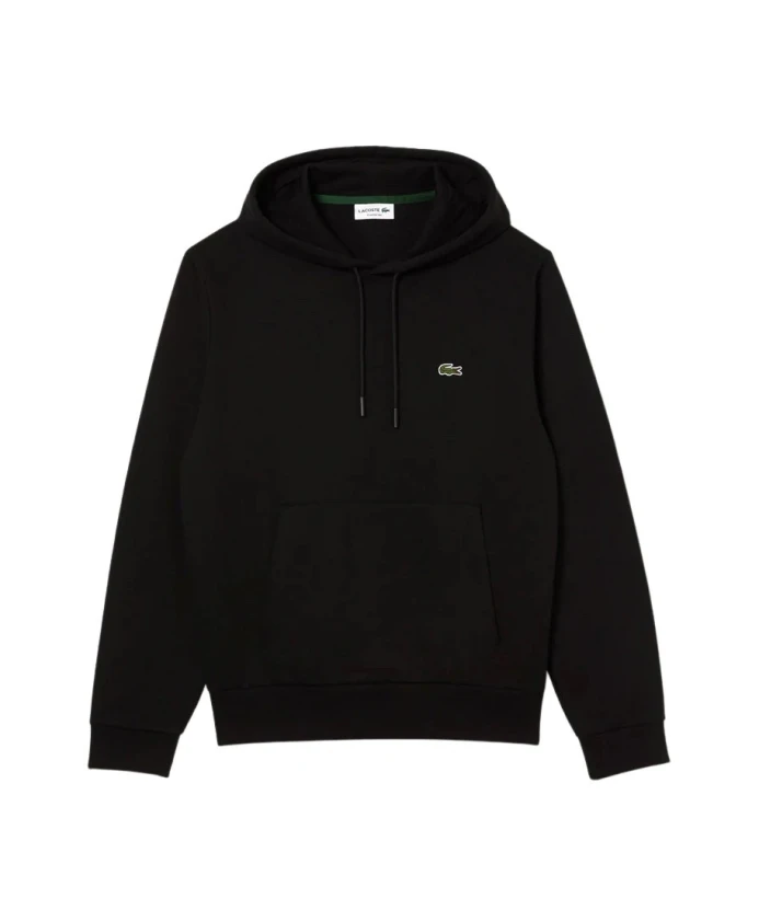 

Худи с нашивкой логотипом Lacoste, черный