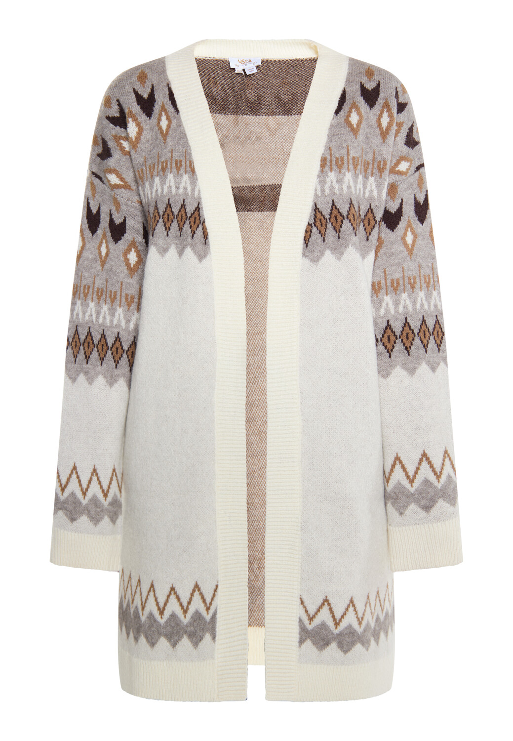 

Толстовка usha FESTIVAL Strickcardigan, цвет Wollweiss Mehrfarbig