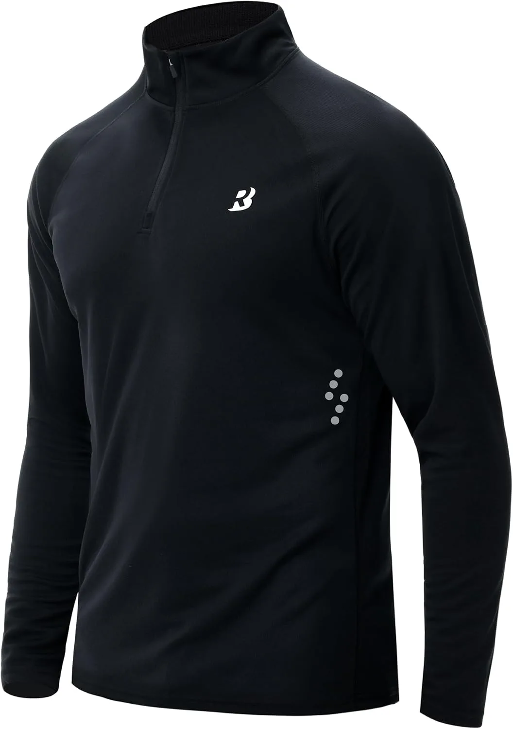 

Roadbox UPF 50+ мужская футболка с длинным рукавом и молнией на четверть, быстросохнущая