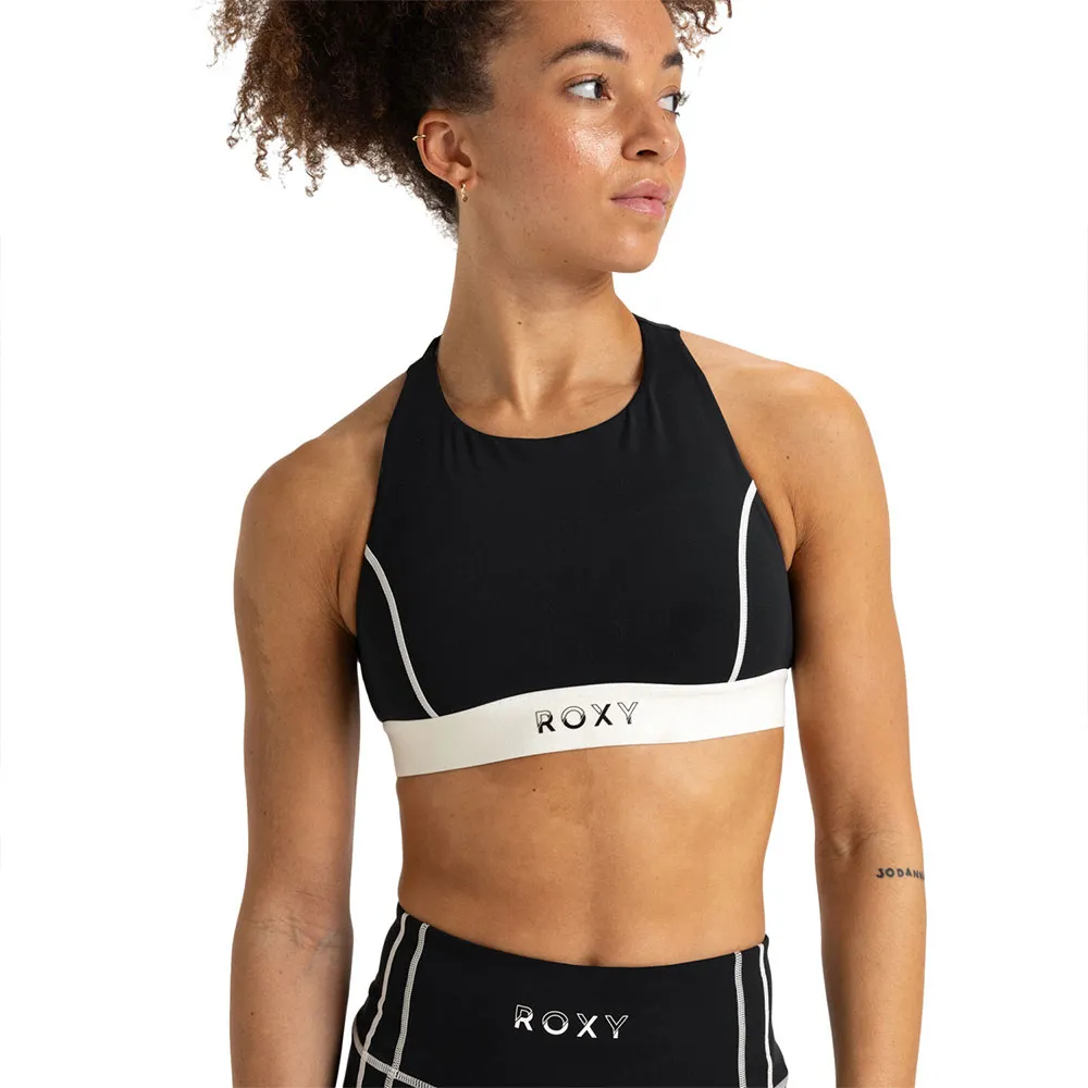 

Спортивный бюстгальтер Roxy Bold Moves 2.0 sports bra, черный