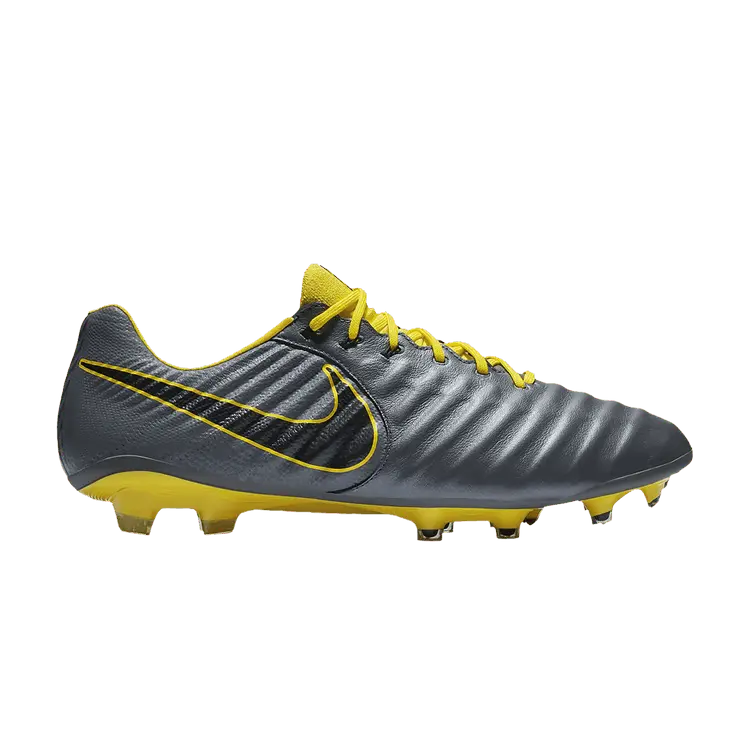 

Кроссовки Tiempo Legend 7 Elite FG 'Dark Grey Opti Yellow', серый