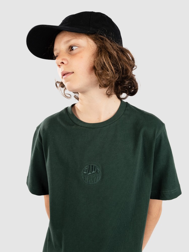 Футболка Blue Tomato Mini Logo Centered Kids T-Shirt, dark sea — фото 4