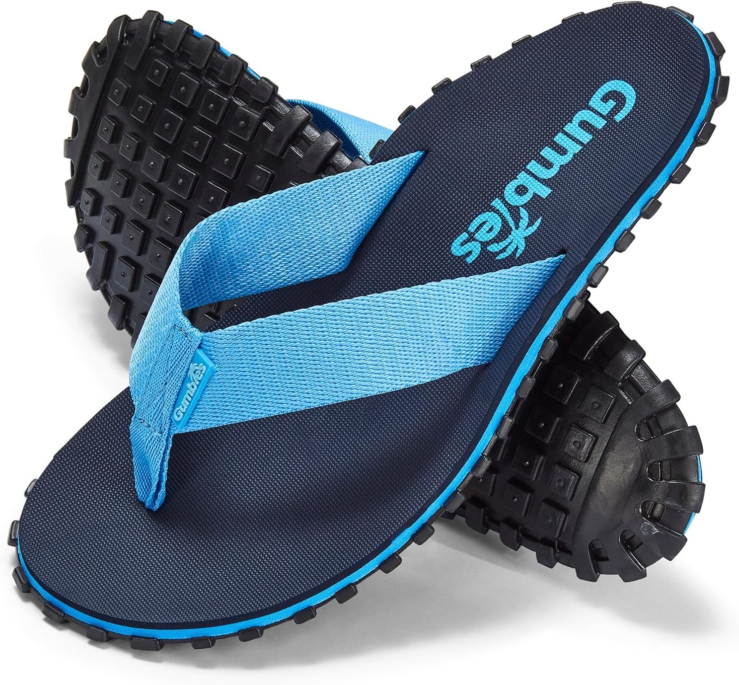 

Водонепроницаемые унисекс шлепанцы Gumbies Duckbill с супермягким тканевым ремешком между пальцами и прочной подошвой из переработанной резины- комфорт гарантирован, темно-синий