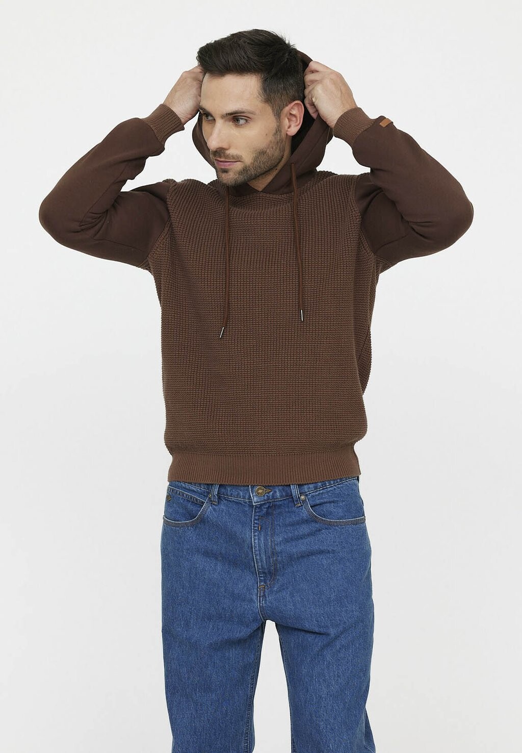 

Толстовка с капюшоном CAZICO Lee Cooper, коричневый
