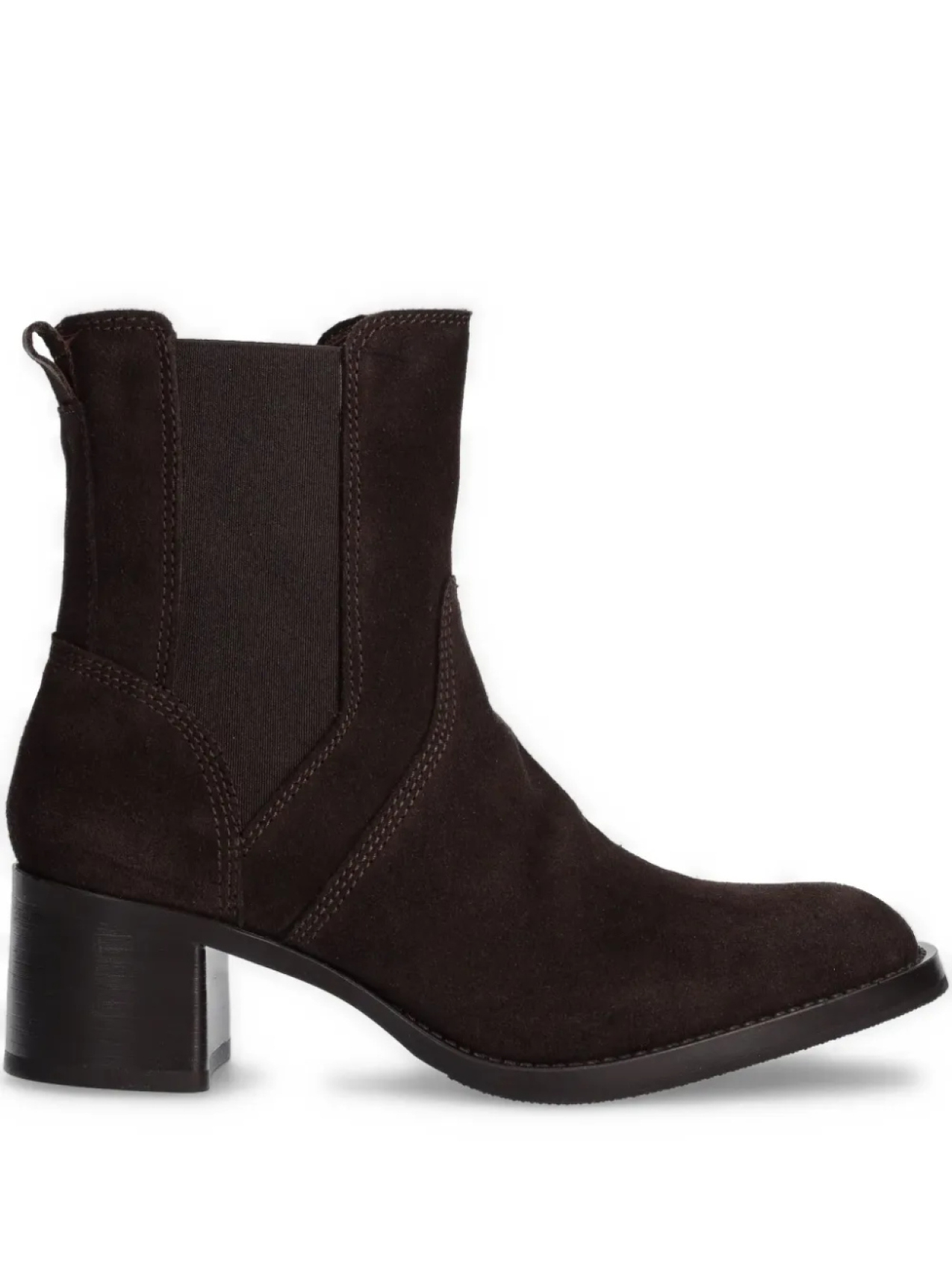 Женские ботинки челси Gant из кожи на каблуке, коричневый