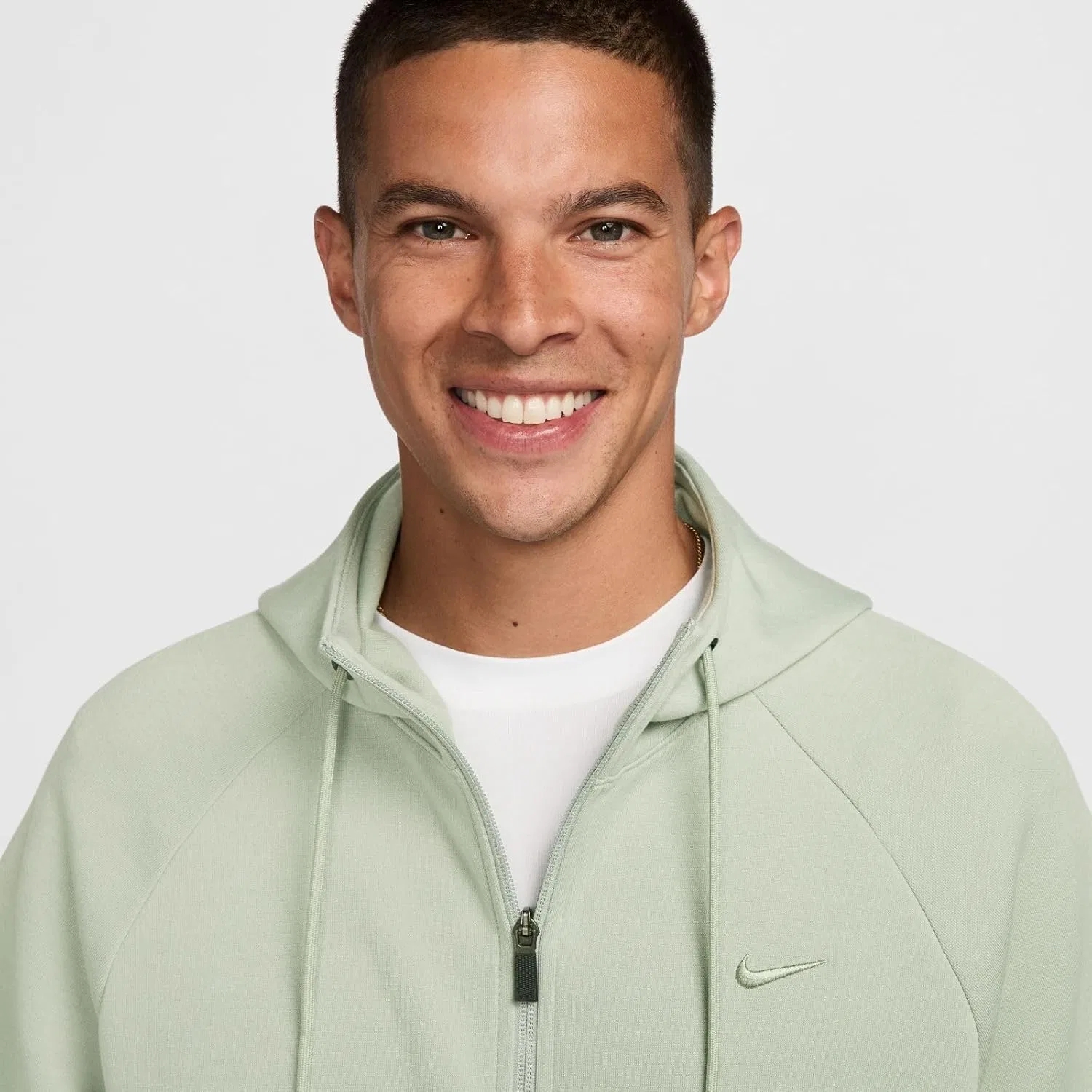 Мужская толстовка Nike Primary Fleece Dri-FIT UV на молнии с защитой от ультрафиолета — фото 4