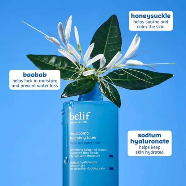 Тоник belif — Увлажняющий Aqua Bomb с гиалуроновой кислотой — фото 3