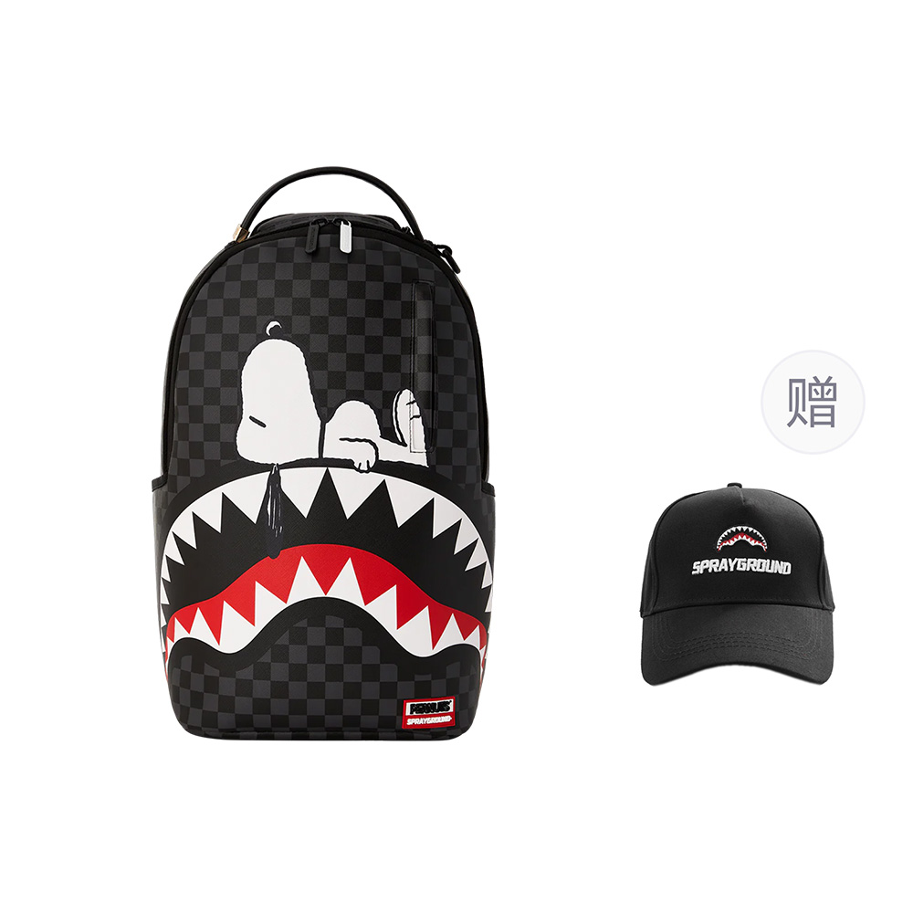

SPRAYGROUND Повседневный рюкзак из ПВХ для мужчин темно-серый, Dark Gray (Includes Baseball Cap)