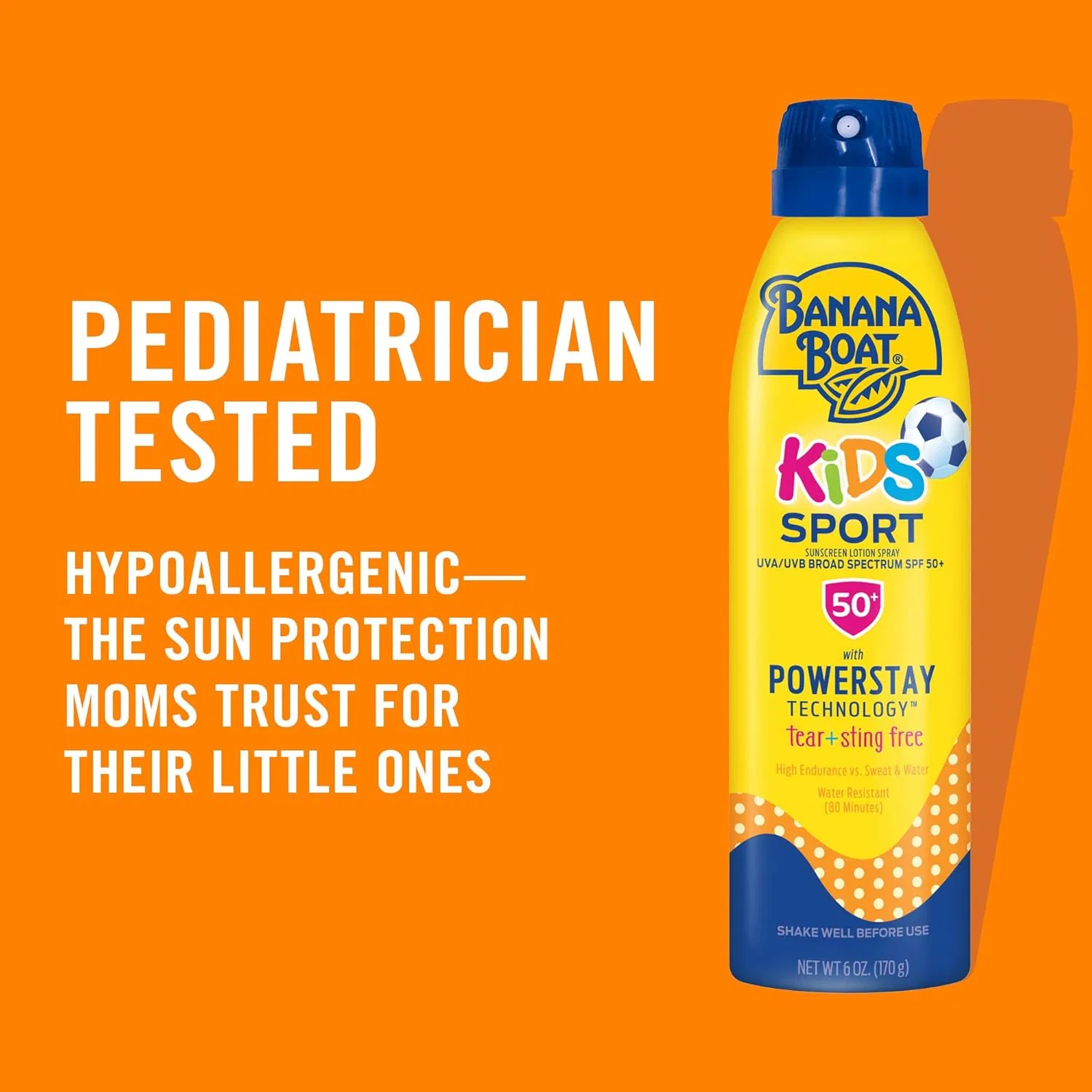 Детский солнцезащитный спрей «Kids Sport» SPF 50 от Banana Boat (2 шт.) Banana Boat — фото 3