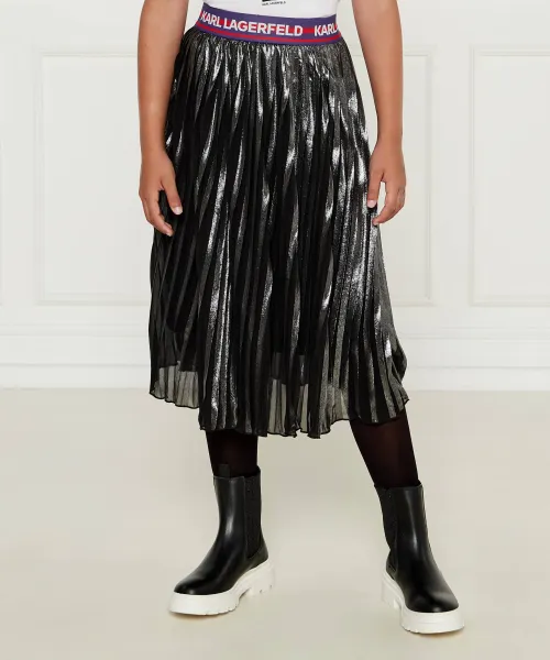 

Юбка Karl Lagerfeld Kids, серый
