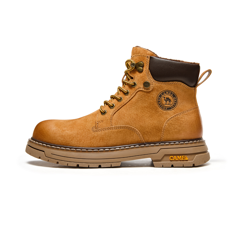 

Термоутепленные утепленные устойчивые к истиранию походные ботинки для мужчин CAMEL, desert желтый