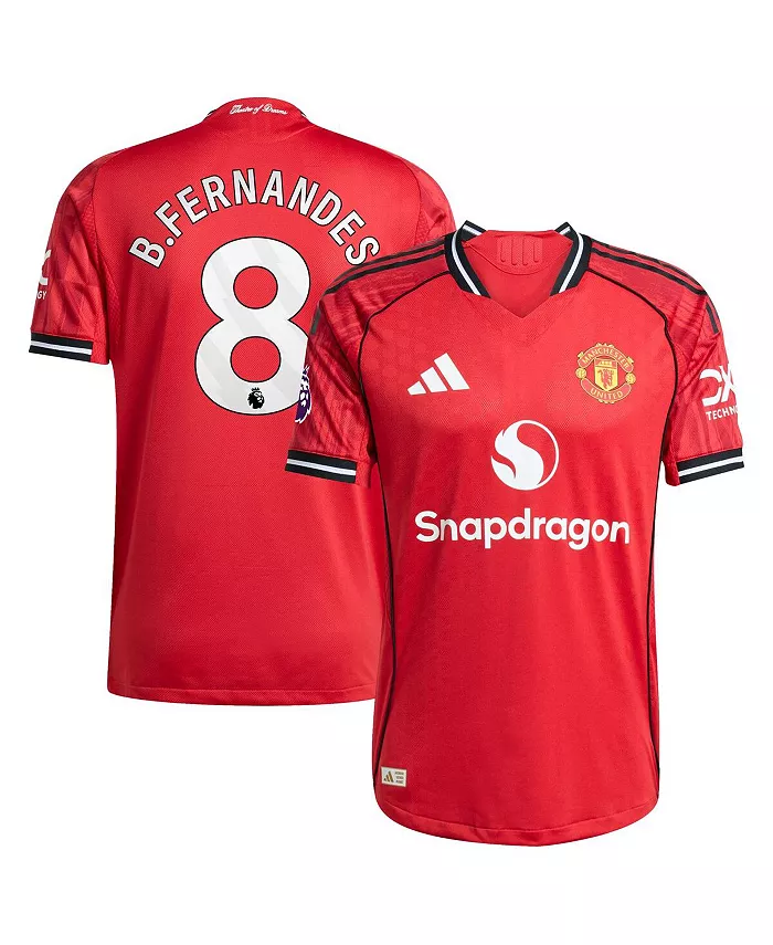 

Мужская футболка Bruno Fernandes красная Manchester United домашняя 2025/26 Authentic Player Adidas
