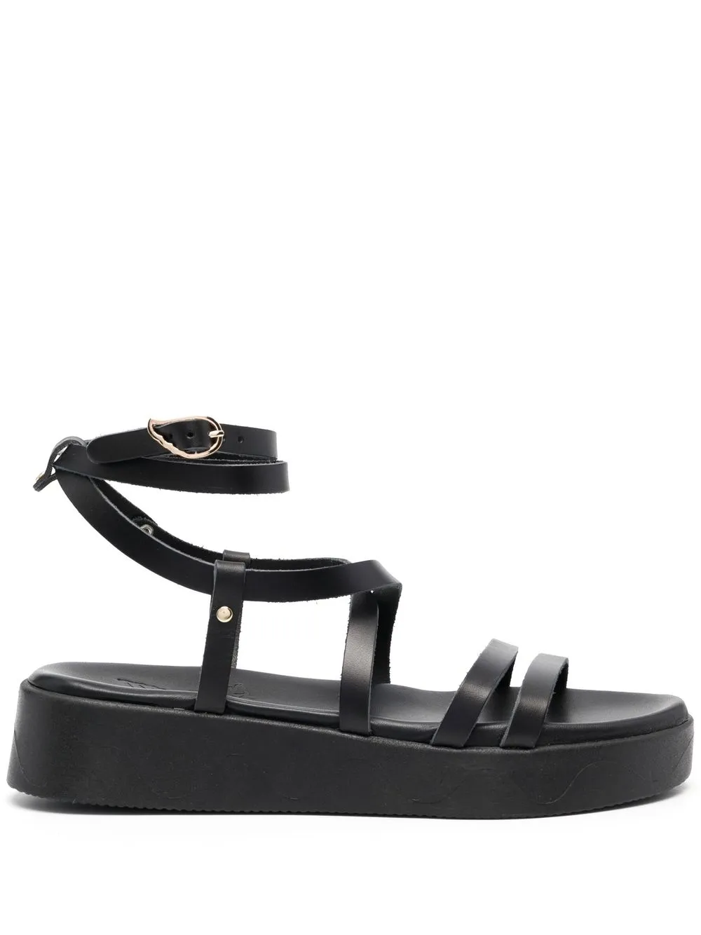 Сандалии Aristea с ремешками Ancient Greek Sandals, черный