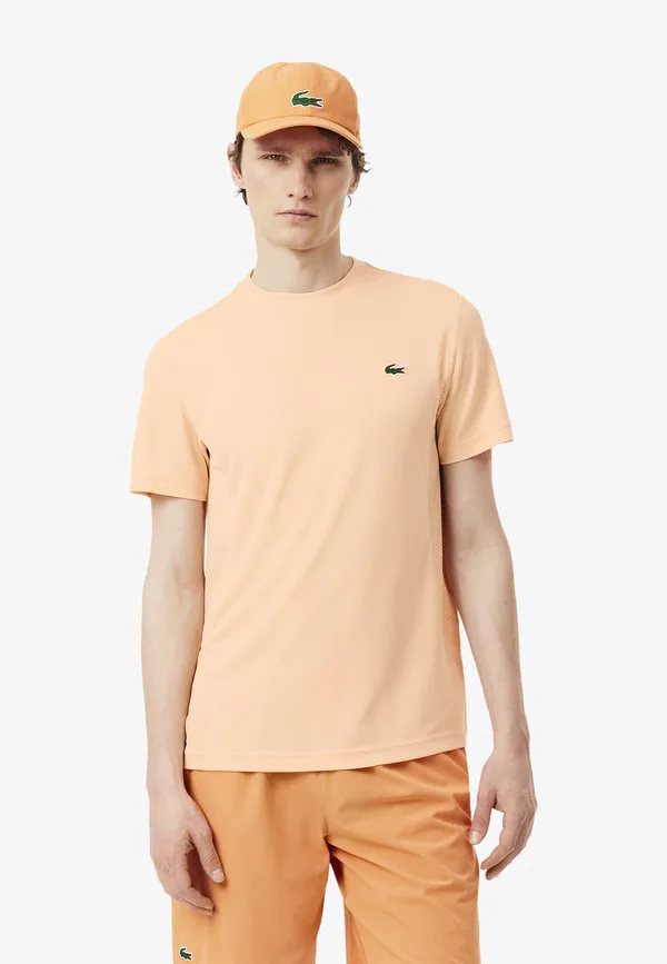 Простая футболка Lacoste, Rose Pêche-Big