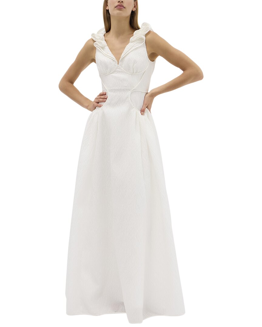 

Rachel Gilbert Платье Celia, слоновая кость