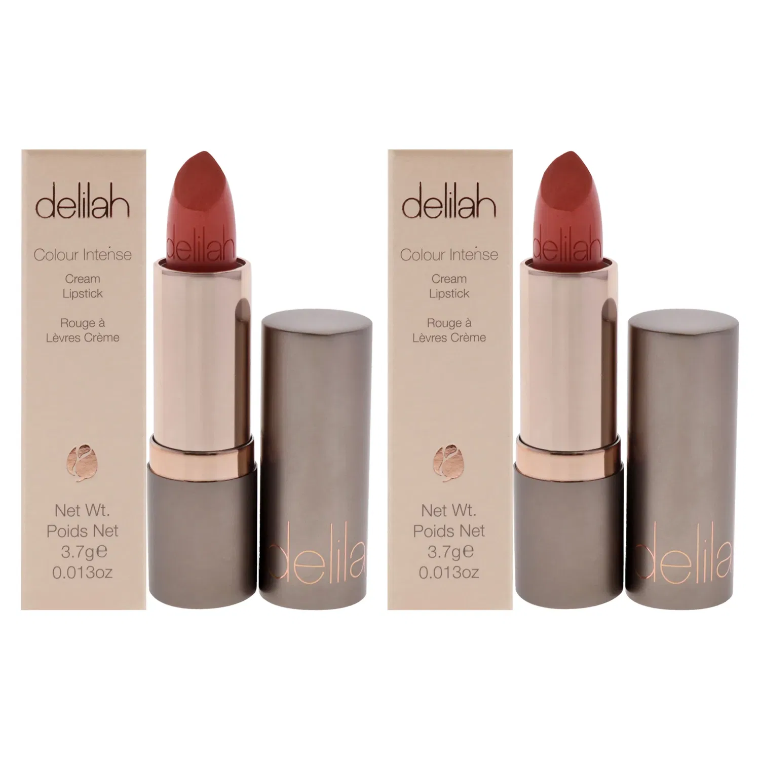 Интенсивная кремовая помада для губ Colour Intense Cream Lipstick - Foxy от Delilah для женщин - 0,013 унции - набор из 2 штук