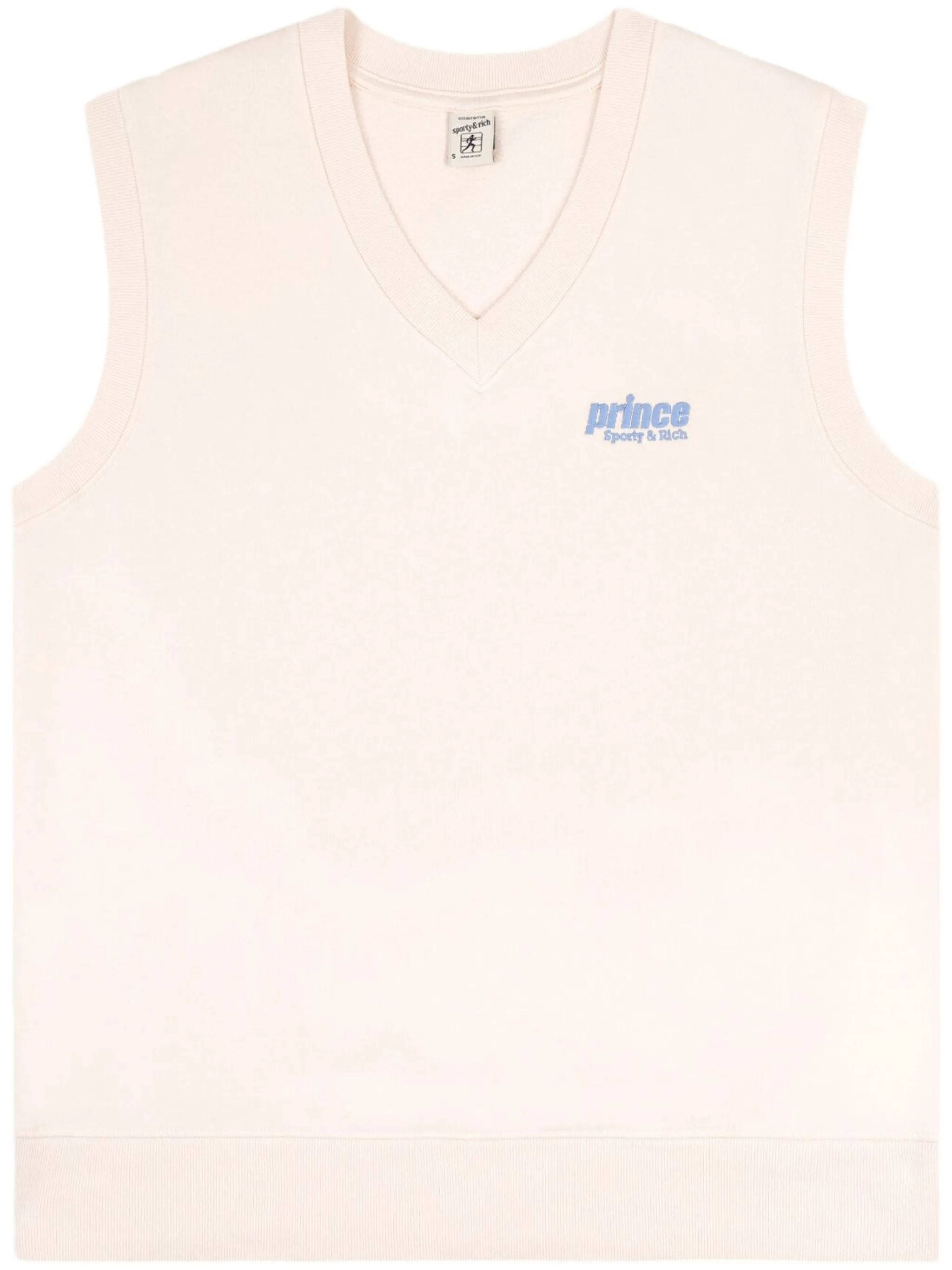 

Жилет Prince с вышитым логотипом Sporty & Rich, нейтральный