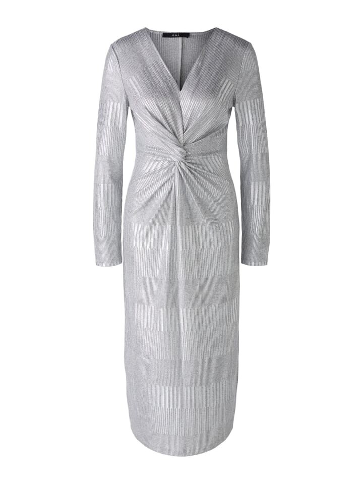 

Длинное платье Oui Jersey, цвет silver gunmetal