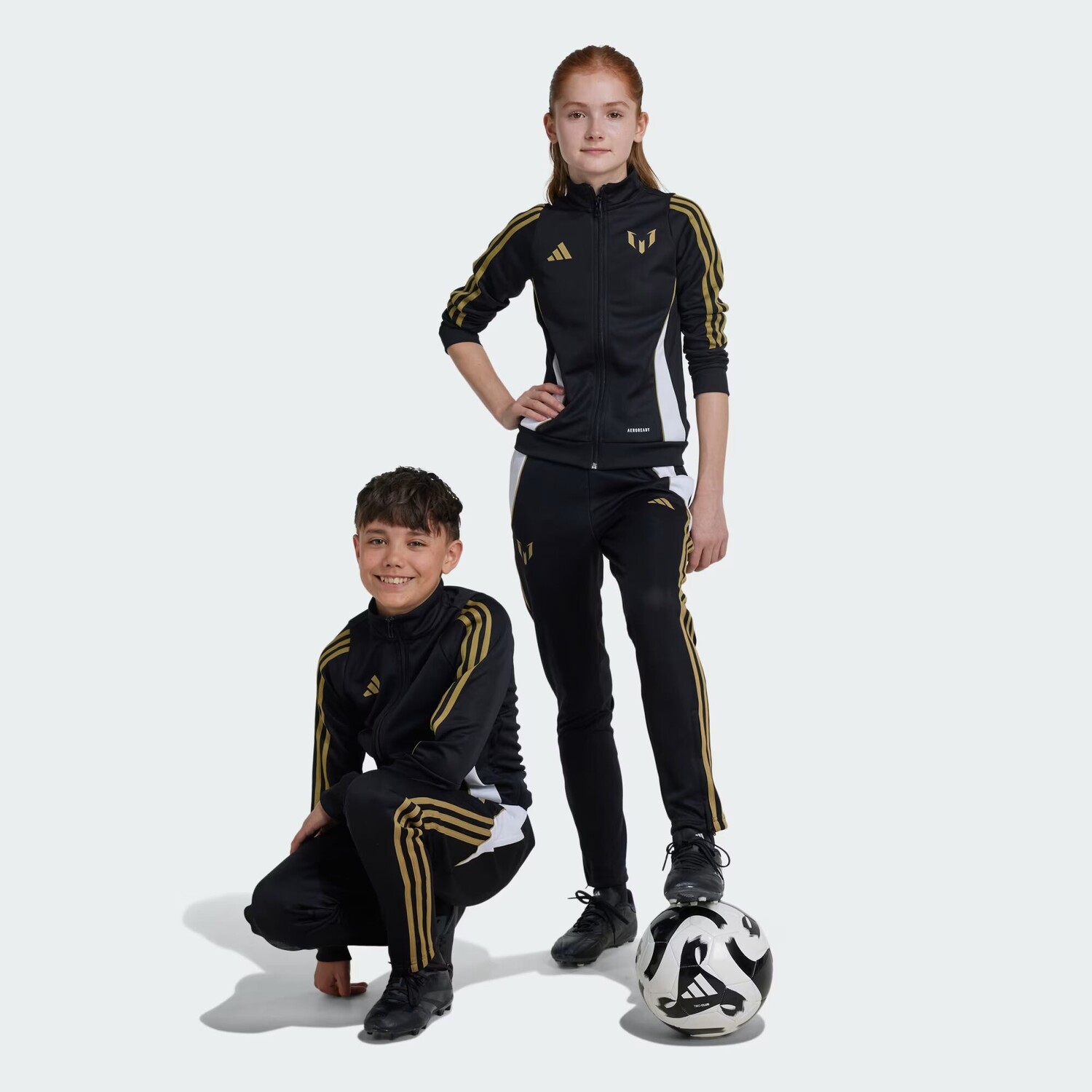 

Тренировочные штаны Месси для детей Adidas, цвет Black