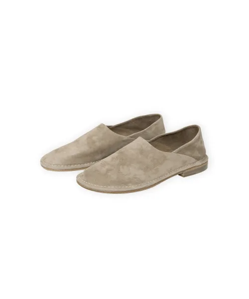 Мужские лоферы из натуральной кожи Suede Babush BY261SESOE001 BROWNYARD taupe
