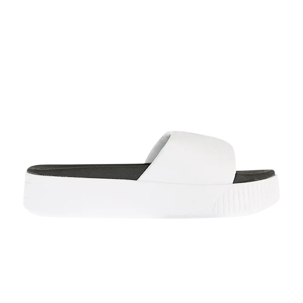 

Кроссовки Wmns Platform Slide Bold SD Puma, белый