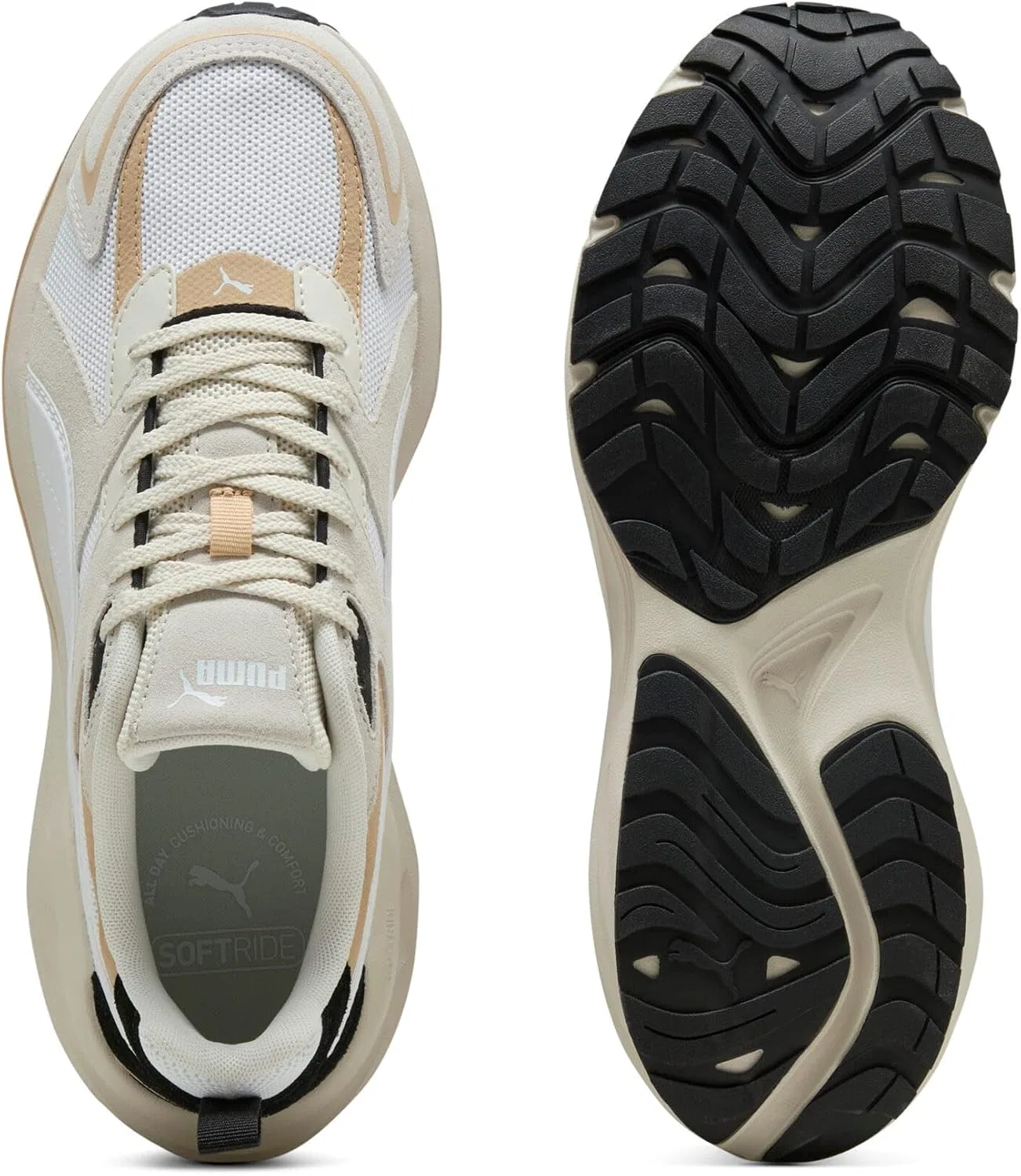 Кроссовки Puma Hypnotic LS, 25 Spring And Summer Colours Steam Grey Puma White Light Sand 29 — фото 4