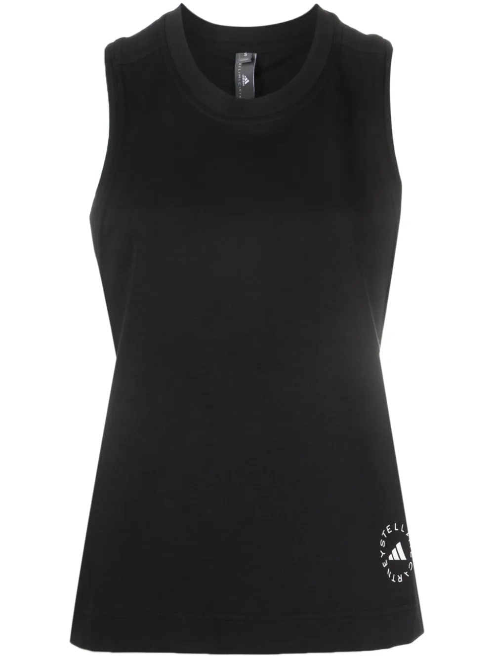 

Топ с логотипом adidas by Stella McCartney, черный