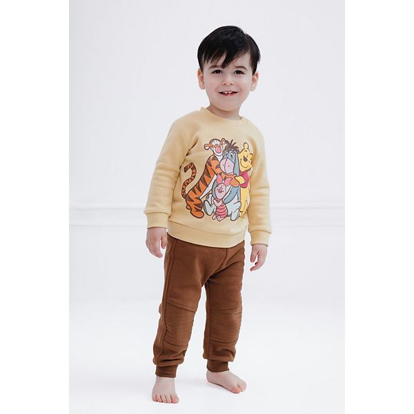 Комплект из флисовой толстовки и брюк Disney Imagikids, Beige — фото 2