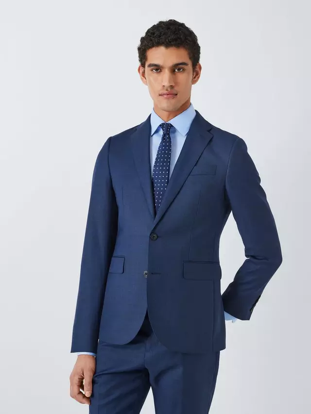 

Куртка John Lewis Clarendon Regular Fit Wool Suit, цвет royal blue
